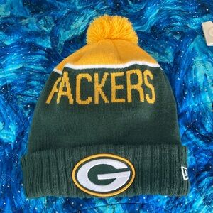 Green and Yellow Kids Beanie